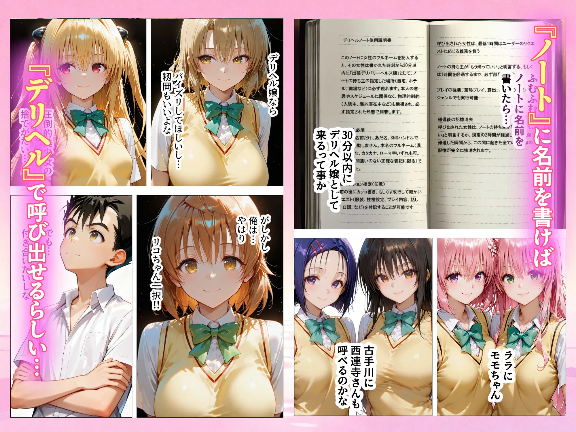 本番あり！？デリヘルノートでとらぶるハーレムをNN強奪してみた  古○川唯  西○寺春菜  籾岡里○ 画像6