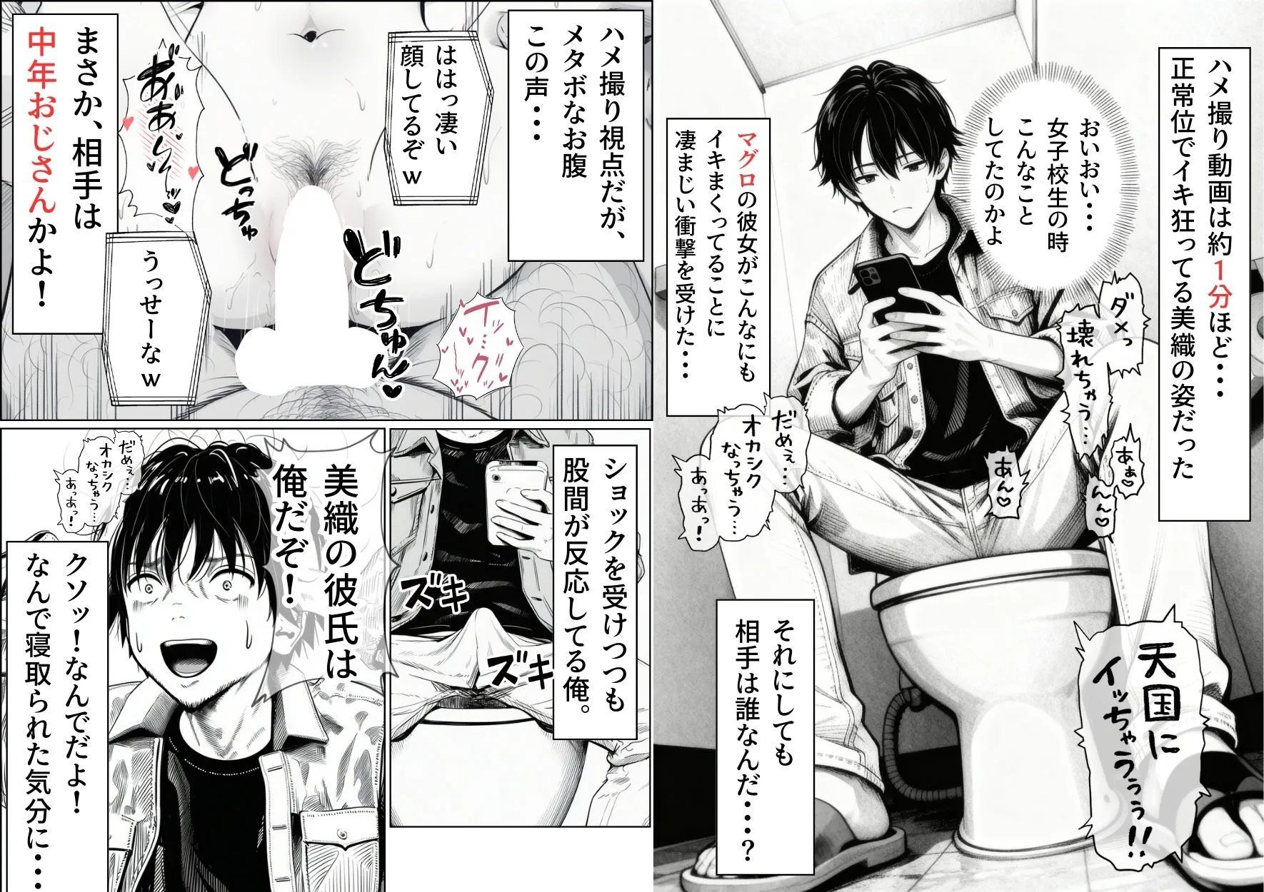 マグロだと思ってた俺の彼女、バ先の店長に超開発済みだった件 画像4